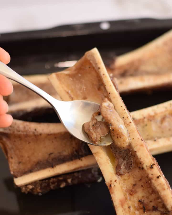 nutrient rich roasted bone marrow
