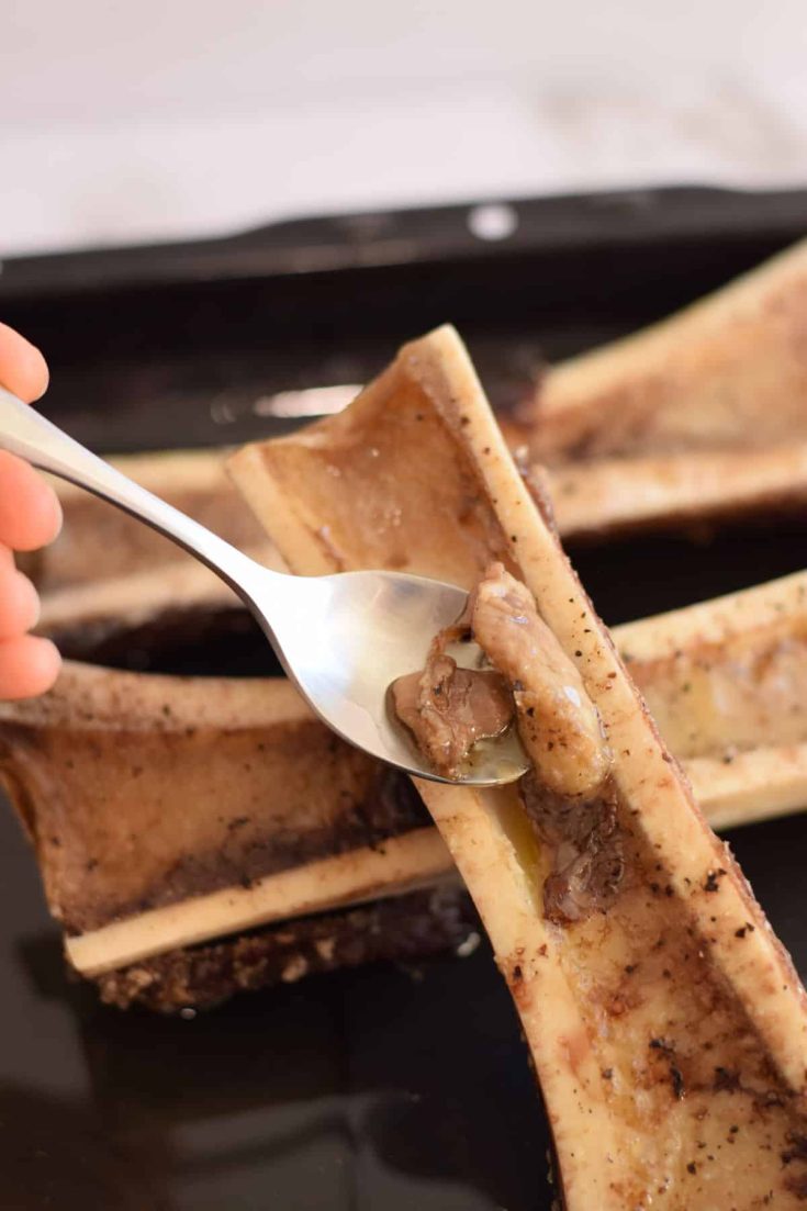 nutrient rich roasted bone marrow
