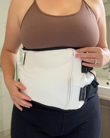 Ready made castor oil pack wrap for liver support